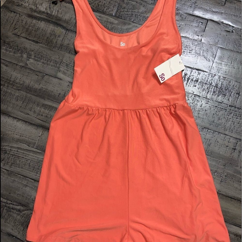 NWT SO brand tie strap romper